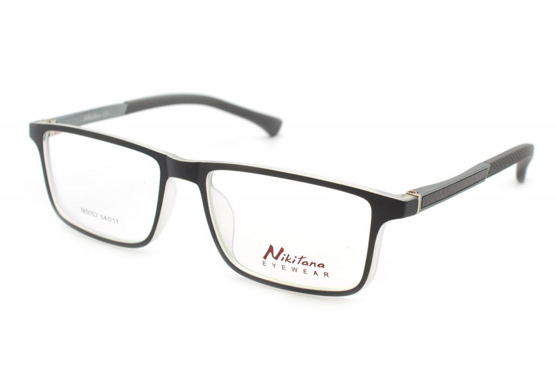 Стильна пластикова оправа для окулярів Nikitana 5053
